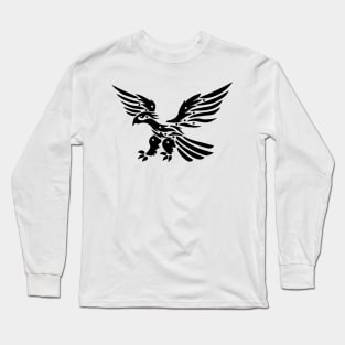 Tribal Eagle Tattoo Long Sleeve T-Shirt